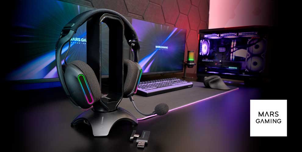 Sonido envolvente 7.1 con tecnología 3D con los cascos MHW-Pro