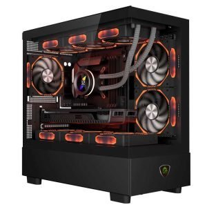 Keep Out XC-301 GLASS Caja de PC Micro ATX